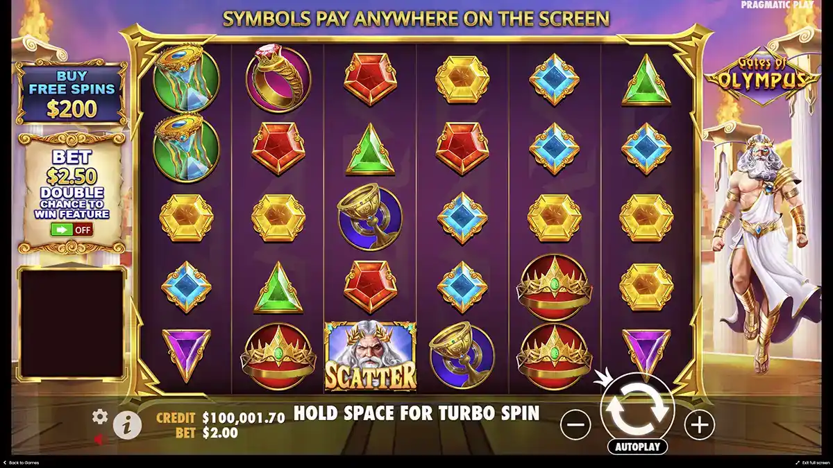 Jogue a demo de Gates of Olympus