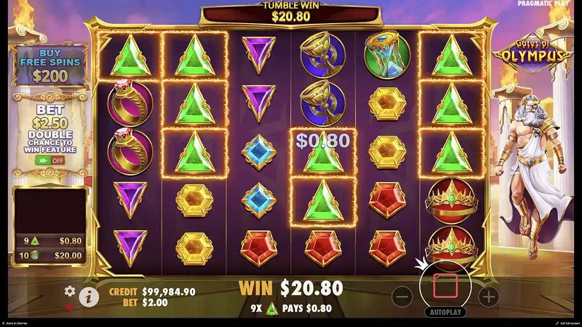 Jogue Gates of Olympus no Brasil